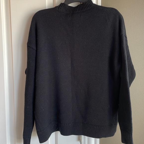 Knitted Mock Neck Sweater - Picture 2 of 2